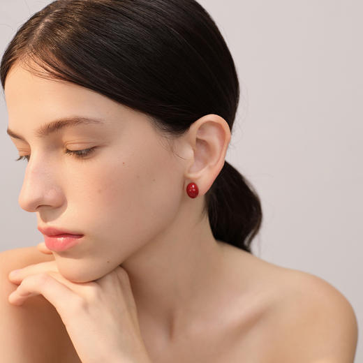 ARSIS｜流光系列 流光云雾豆豆耳钉 商品图2