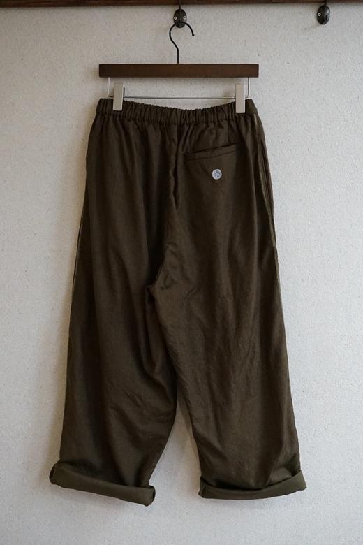 AODRESS 羊毛大褶皱缝线设计休闲裤(ari stitch big tuck pants) 商品图5