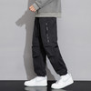 【加绒保暖】罗蒙秋冬款加绒工装休闲裤男士宽松时尚百搭侧边大口袋设计方便时尚通勤休闲长裤子 商品缩略图10