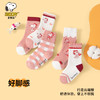 【清仓捡漏】【5双装】【10A抑菌加厚全毛圈袜】【史努比】女童中长款袜子组合装 商品缩略图1