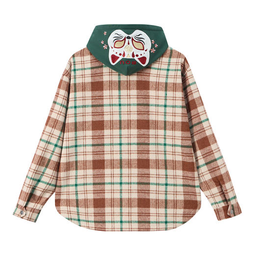 ONIARAI/鬼洗秋冬新棒系列狐狸面具假两件衬衫式外套男女 N340225 商品图4