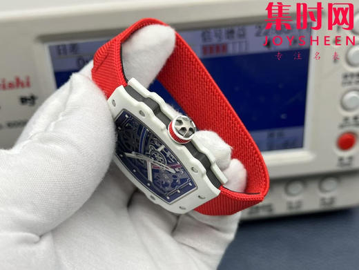 【贵重物品】只适合高端玩家 理查德米勒RM67-02 V3版 震撼登场！男士腕表 白法国配色 一体机 摆轮会动 商品图5