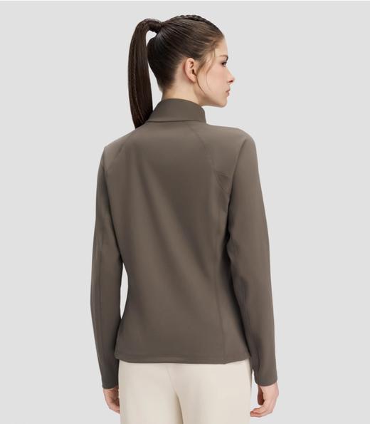 迪桑特秋冬季女士修身立领长袖加绒打底外套 ye 334649 商品图3