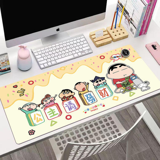 【3s快速升温❗️防水防漏电】卡通蜡笔小新桌垫加热鼠标垫办公室大学生宿舍电脑桌写字暖手。ja 商品图13