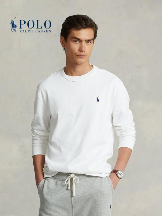 拉夫男装小马刺绣原标经典版平纹针织长袖T恤打底衫 商品图7