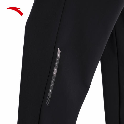 安踏运动长裤男冬季新款加绒保暖卫裤跑步训练针织裤子152547307N 商品图2