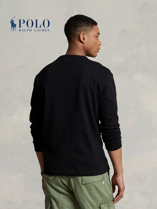 拉夫男装小马刺绣原标经典版平纹针织长袖T恤打底衫 商品图12