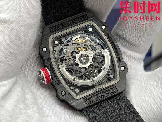 【贵重物品】只适合高端玩家 理查德米勒RM67-02 V3版 震撼登场！男士腕表 黑法国配色 一体机 摆轮会动 商品图6