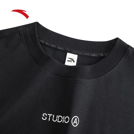 安踏休闲舞蹈短袖女款夏季新款透气潮流短T时尚运动上衣162528112 商品图2