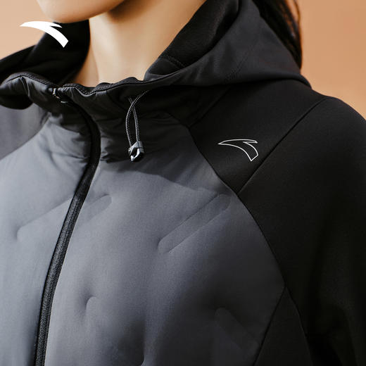 安踏氢羽绒丨轻薄无缝羽绒服女款冬季保暖鸭绒外套上衣162545605 商品图3