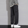 【加绒款】罗蒙秋冬款男士休闲裤束脚设计侧边隐形袋子拉链款式腰部抽绳设计舒适百搭长裤子 商品缩略图7