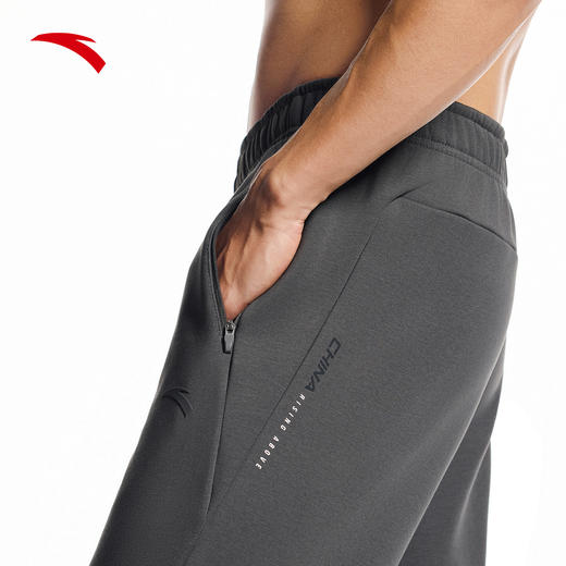 安踏运动卫裤男冬季新款加绒保暖长裤跑步训练运动裤子152547303N 商品图3