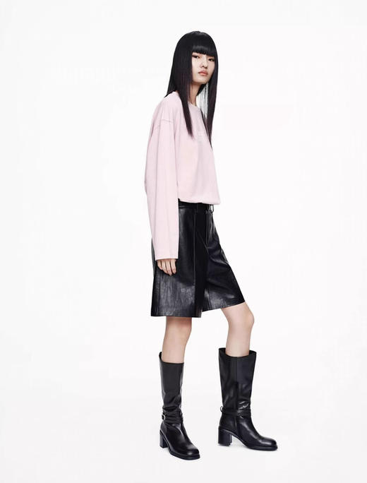 【开放日忙 秒杀价已调 直接拍】开放日最新款 Mo&co 烫钻 美式复古 棉质做旧斑驳 褪色工艺  薄卫衣 商品图10