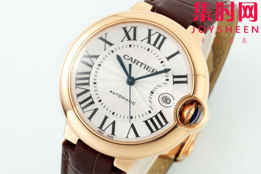 AF卡地亚蓝气球系列 蓝气球40系列男款 新尺寸40mm 罗马面 玫金白盘 男士腕表 商品图1