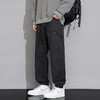 【加绒款】罗蒙秋冬款男士休闲裤束脚设计侧边隐形袋子拉链款式腰部抽绳设计舒适百搭长裤子 商品缩略图8