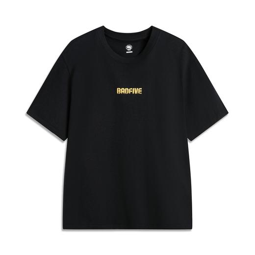 李宁T恤反伍BADFIVE男子休闲宽松短袖文化衫AHSV027 商品图2