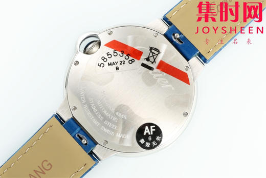 AF卡地亚蓝气球系列 蓝气球40系列男款 新尺寸40mm 罗马面 湖蓝盘 男士腕表 商品图5