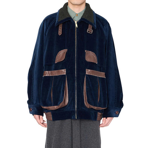 kolor Blouson 灯芯绒拼接外套 商品图1