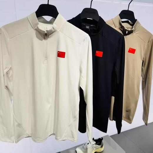 安踏冠军全天候系列2025秋款男立领半拉链款长袖针织衫 152530410 商品图0