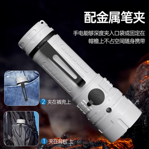 趣游帮 便携强光手电筒（Y001) 商品图5