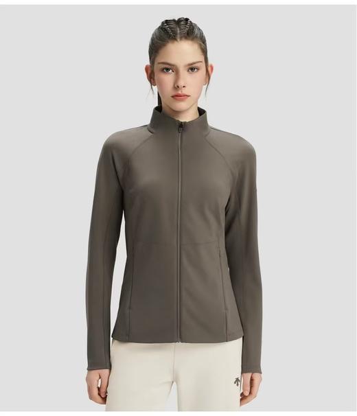 迪桑特秋冬季女士修身立领长袖加绒打底外套 ye 334649 商品图8