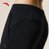 安踏卫裤女士冬季新款黑色针织运动裤简约百搭休闲长裤162537322N 商品缩略图2