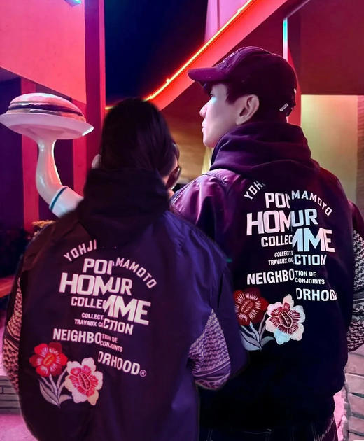 山本耀司联名款棉服飞行员夹克外套 商品图4