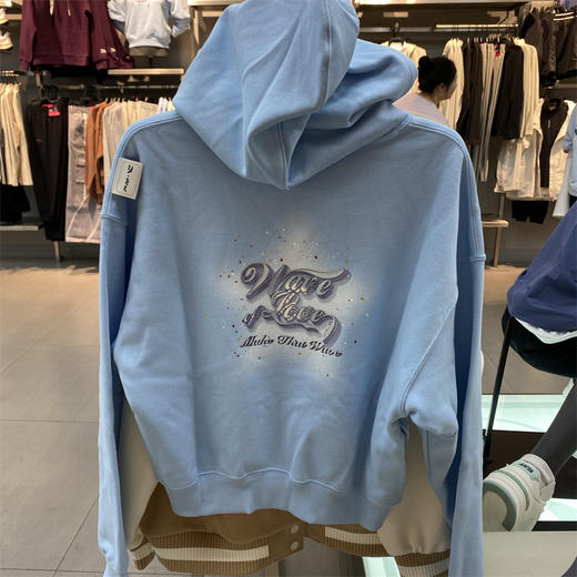 安踏宽松套头衫女运动上衣2024冬新款青春潮流连帽卫衣162448732S 商品图2