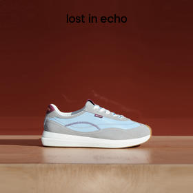 lost in echo2026春夏新款时尚撞色Z字线迹拼接超轻厚底阿甘鞋女