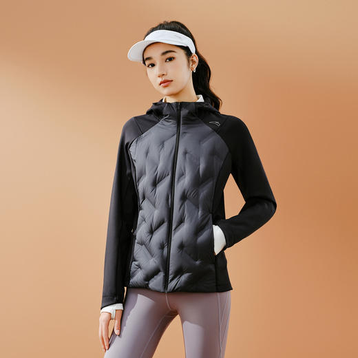 安踏氢羽绒丨轻薄无缝羽绒服女款冬季保暖鸭绒外套上衣162545605 商品图0