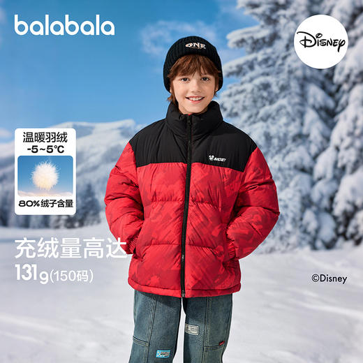 【迪士尼IPbalaOne】巴拉巴拉童装儿童羽绒服男女童2025冬季厚款 商品图0
