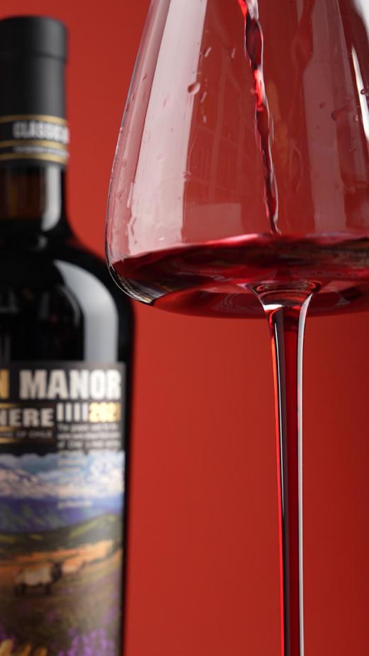 【原瓶进口超值礼盒装】智利欧绅庄园®山谷珍藏佳美娜干红葡萄酒750ml*2瓶 赠品鉴杯 商品图13