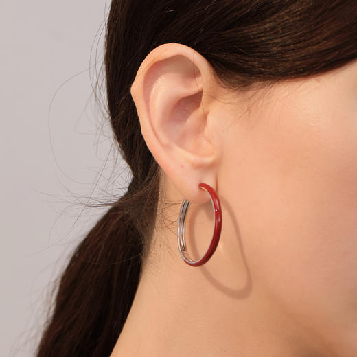 ARSIS｜流光系列 流光云雾大耳圈 商品图3