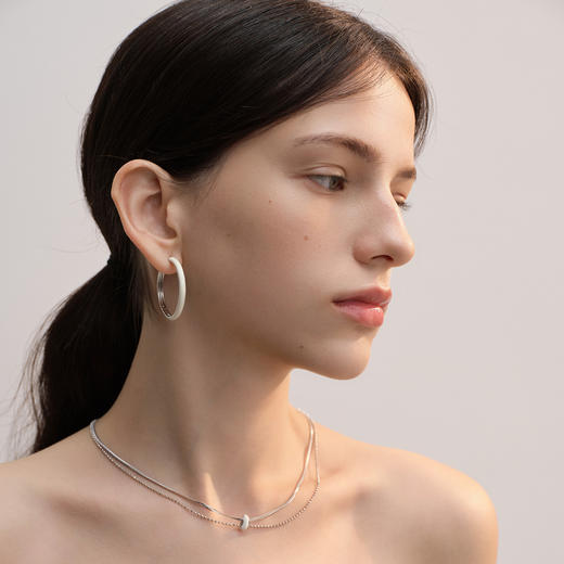 ARSIS｜流光系列 流光云雾大耳圈 商品图5