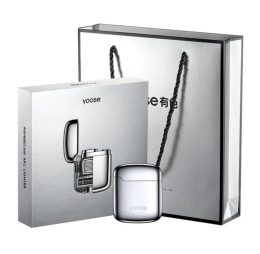 打火机充电yoose有色合金电弧脉冲双电动防风送送男友七夕礼物 商品图4