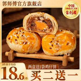 郭师傅蛋黄叉烧酥/肉松叉烧酥/牛肉叉烧酥4个装240g/盒