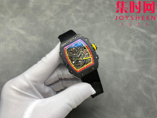 【贵重物品】只适合高端玩家 理查德米勒RM67-02 V3版 震撼登场！男士腕表 德国配色 一体机 摆轮会动 商品图3