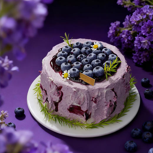 【幽谷 · 蓝莓秘境】蓝莓酸奶轻乳酪 商品图1