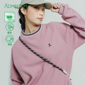 【十一破价福利】ACMEITEM爱棵米 Logo圆领套头抓绒插肩卫衣 男女同款GAF3310064E/GAF3310065E