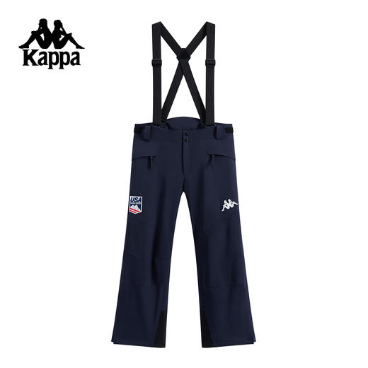 Kappa 2025新款冬季户外滑雪裤 保暖弹力直筒裤 男女款K0FY2AH40 商品图0