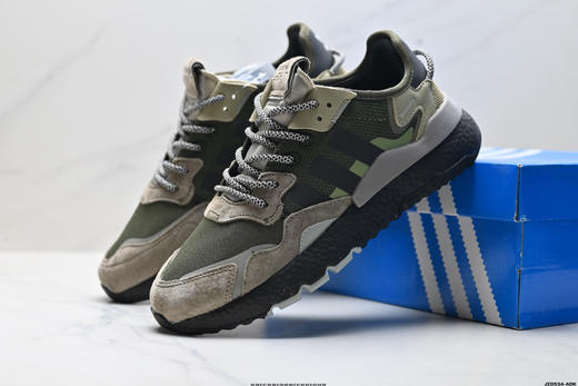 阿迪达斯Adidas Nite Jogger Winterized简约防滑低帮休闲运动跑步鞋EE5569男女鞋 商品图7