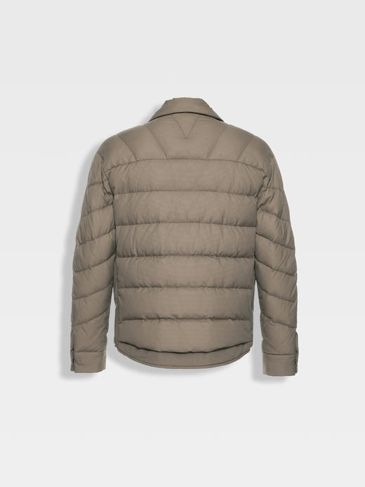 callisto黑色衬衫款鹅绒羽绒服 商品图6