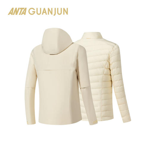 安踏冠军户外徒步系列 山锋羽绒三合一女防水透湿两件套162540622 商品图0