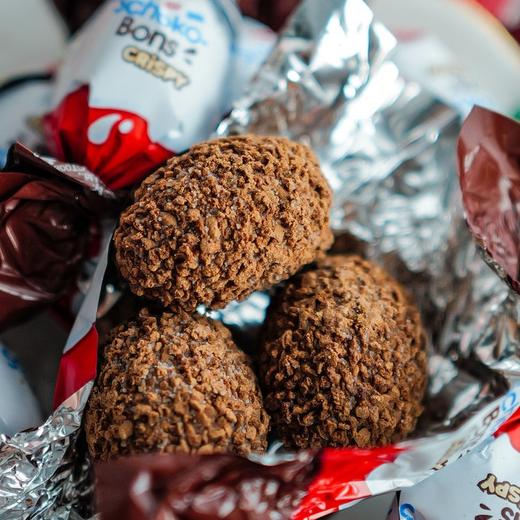 健达·脆皮巧克力夹心球｜一口吃到三重口感，满嘴可可香，冬日暖甜小零食 商品图2