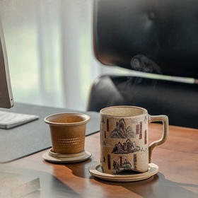 万仟堂陶瓷办公杯敦煌系列