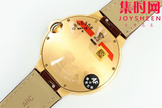 AF卡地亚蓝气球系列 蓝气球42系列男款 大号42mm 罗马面 黄金白盘 男士腕表 商品图5