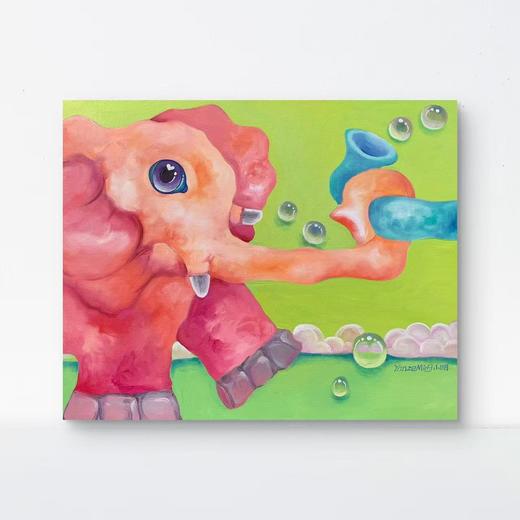 严泽明《小象》原作 商品图0