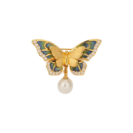 大英博物馆 叠彩蝶韵系列 胸针 商品图4