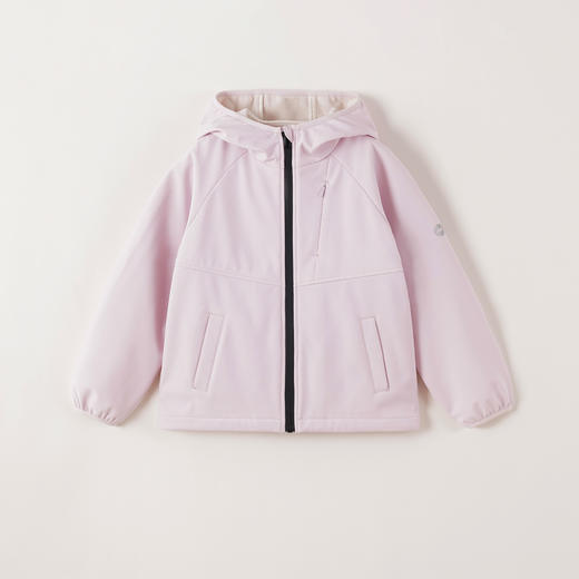 【无氟防泼水】马克珍妮女童轻暖防风运动连帽夹克外套2025年冬装新款551733 商品图1