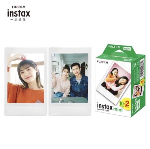 富士instax立拍立得mini SE一次成像相机傻瓜旅游照相机相纸套装 白色云朵时光标配 商品图2